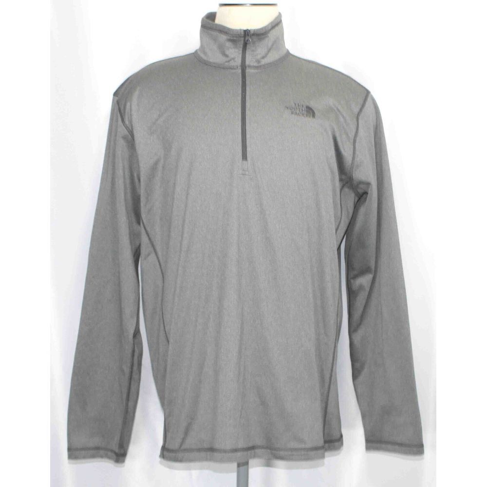 The North Face TNF Tech Glacier Gray 1/4 Zip Pullover NF0A2VG7 Mens‎ Size XL